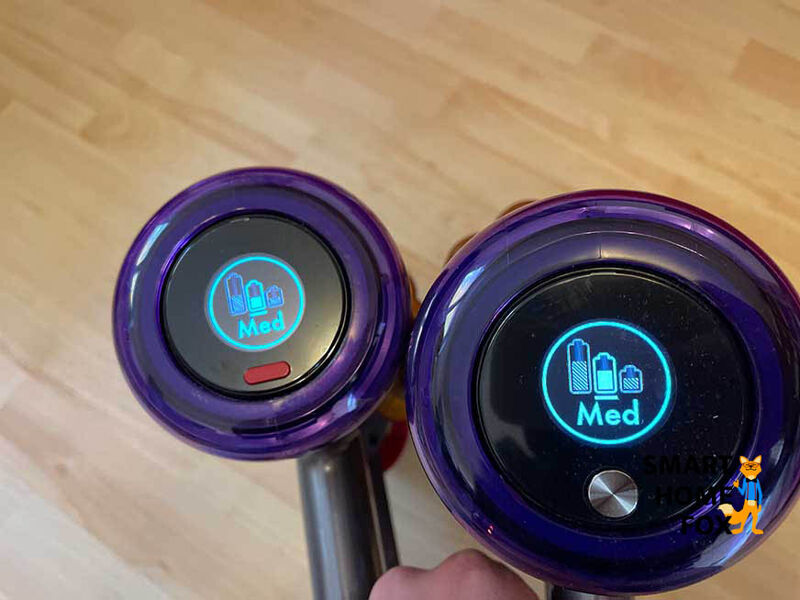 Dyson V15 Detect Absolute Display